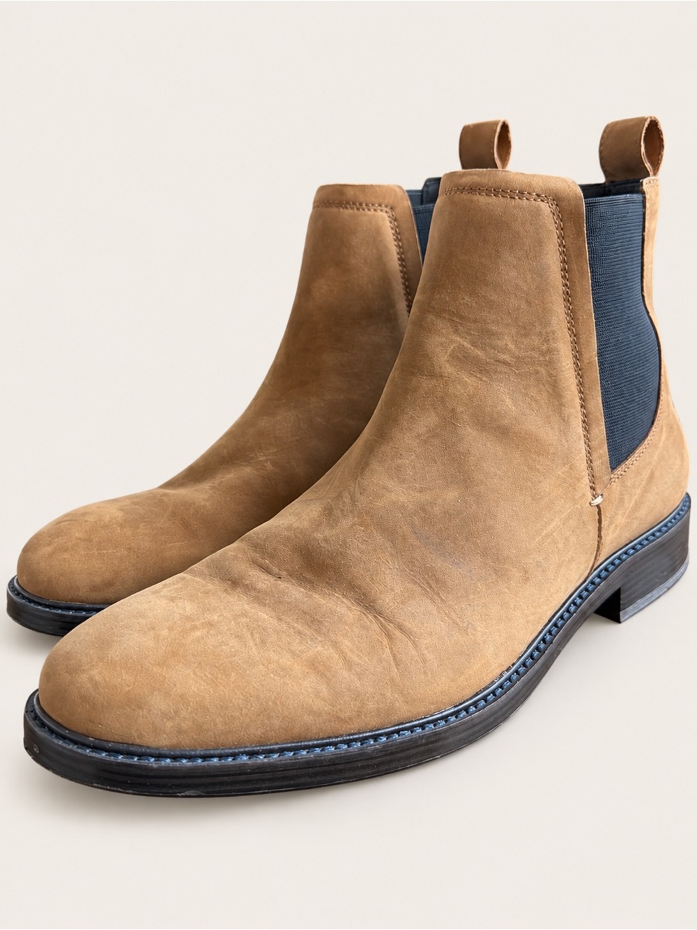 Cole Haan Grand.ØS Men’s Tan Suede Chelsea Boots Size 11